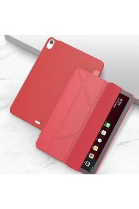 Apple Ipad Air 4 Uyumlu Kılıf 10.9 Arkası Silikon Trifold Smart Case Uyumlu Tablet Kılıfı-2022