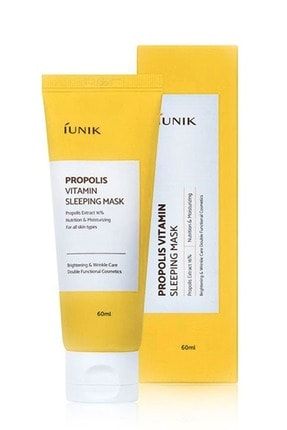 Iunık Propolis Vitamin Sleeping Mask - (propolis Özlü Besleyici Ve Nemlendirici Maskesi) - 60ml IUPVSM