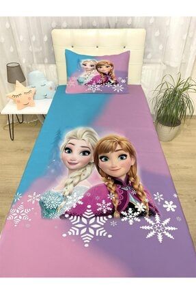 Elsa 16 Desenli Yatak Örtüsü Ve Yastık evortu1317