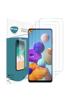 Samsung Galaxy A21s Screen Protector Nano Glass (3 Pack) / Uyumlu Ekran Koruyucu-M/680