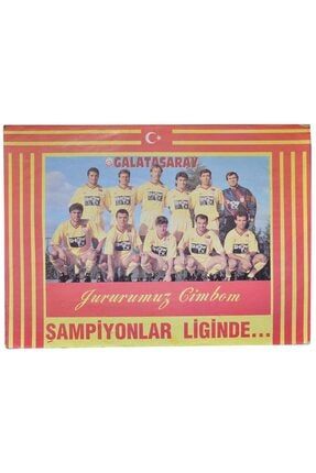 Galatasaray 1993-1994 Yılı Oyuncu Kadrosu (35x48cm) Kartpostal Krt11111 KRT11111