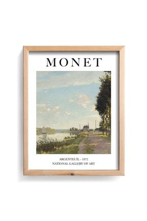 Argenteuil - Claude Monet - Ahşap Çerçeve dstn0649