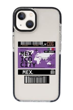 Iphone 13 Mexico Ticket Candy Bumper Darbe Emci Silikonlu Telefon Kılıfı MCCNDY13TSRM173