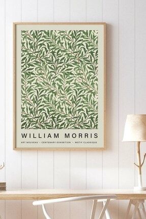 William Morris Yeşil Yapraklı Çerçevesiz 30x20cm Poster Salon Oturma Yatak Odası Için Duvar Dekoru NT0POST00004-30x20