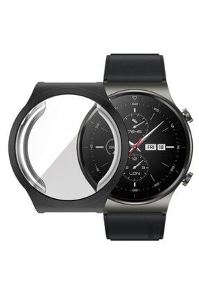 Huawei Watch Gt2 Pro 360 Tam Ekran Korumalı Tam Uyumlu Silikon Kılıf (Yüksek Kalite) PRO KORUMA-
