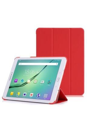 Samsung Uyumlu Galaxy Tab S2 9.7'' Smart Case Ve Arka Kılıf Kırmızı SKU: 11427