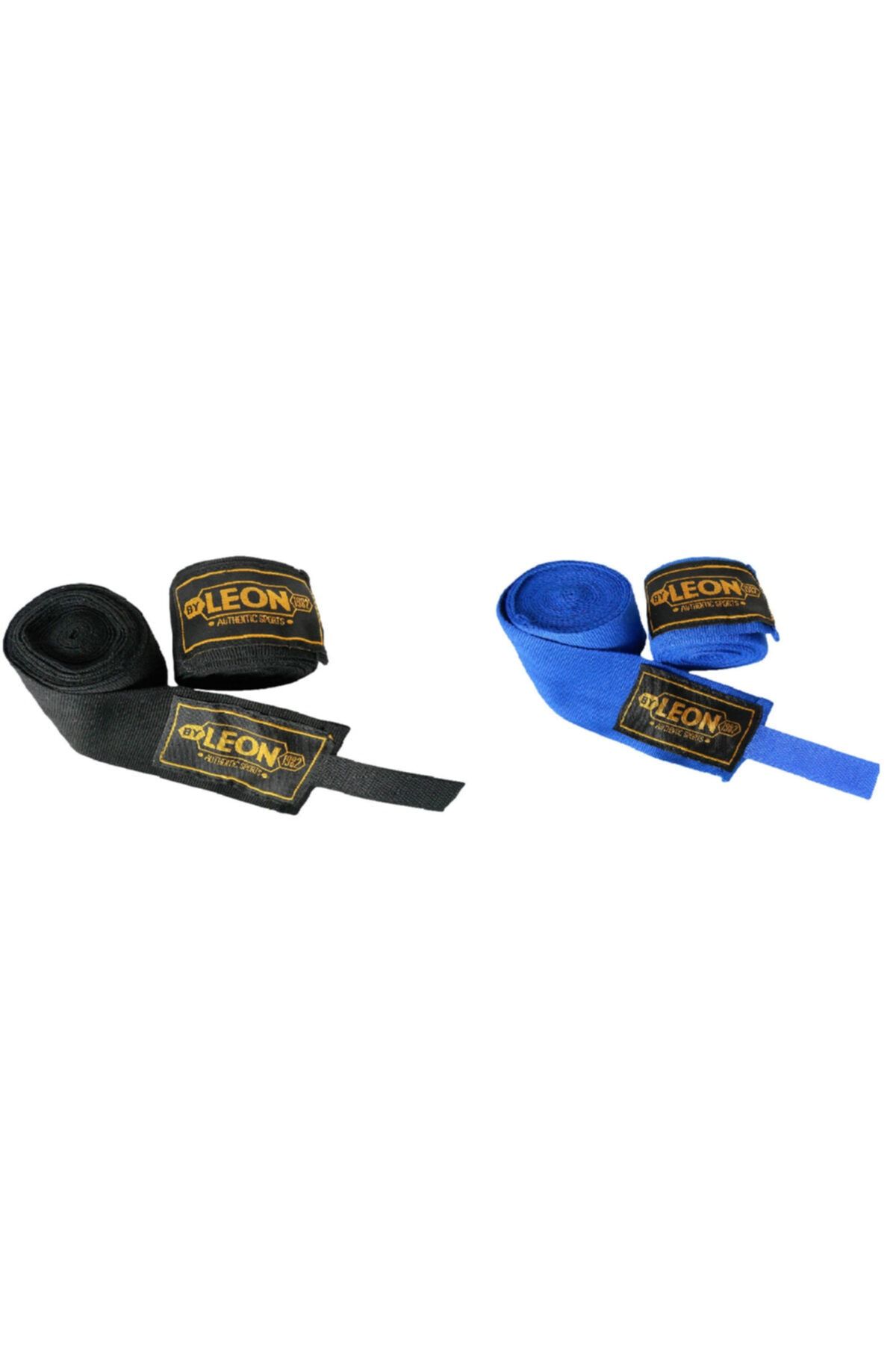 باند بوکس مشکی 3.5 MT Boxing Bandage Double Color 2 جفت By Leon 1982