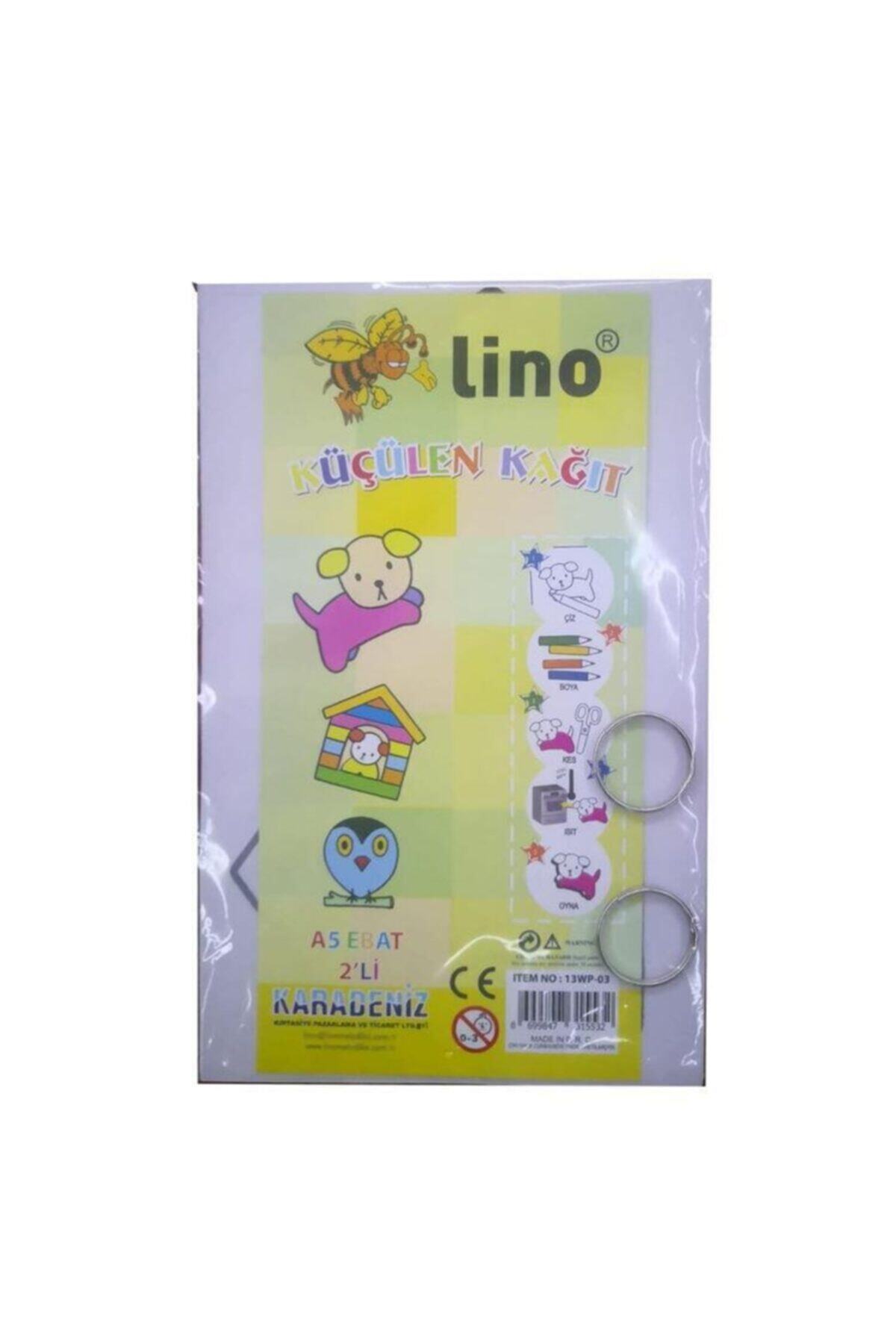 Lino Küçülen Kağıt A5 2'li Anahtarlık Halkalı