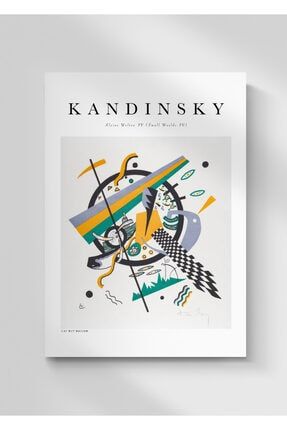 Poster I Wassily Kandinsky : Kleine Welten Iv ( Çerçevesiz ) ( Yüksek Çözünürlükte Fine Art Baskı ) POSTER063