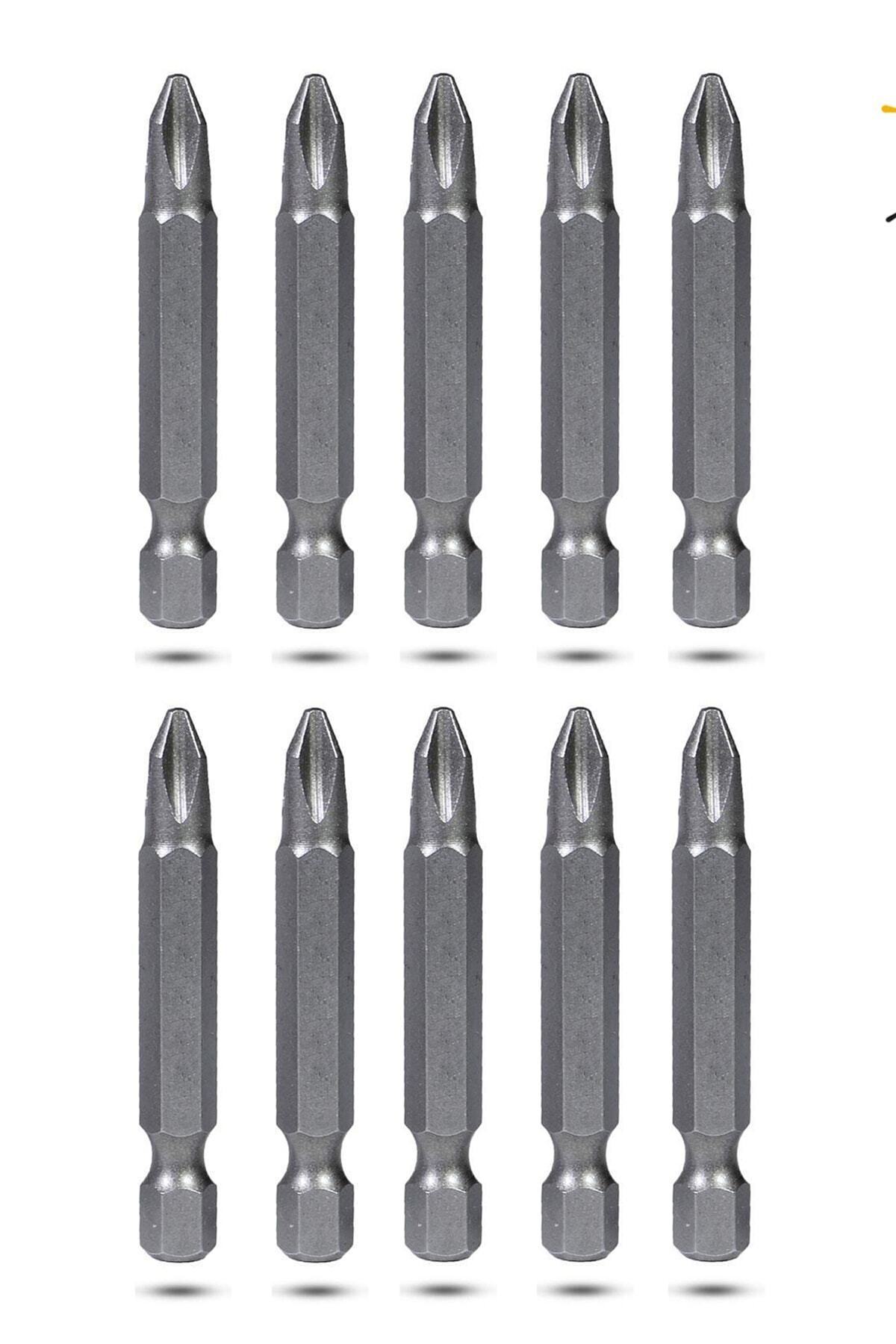 Bhd Tools 10 Adet Bhd Yıldız Bits Uç Ph2 50 Mm