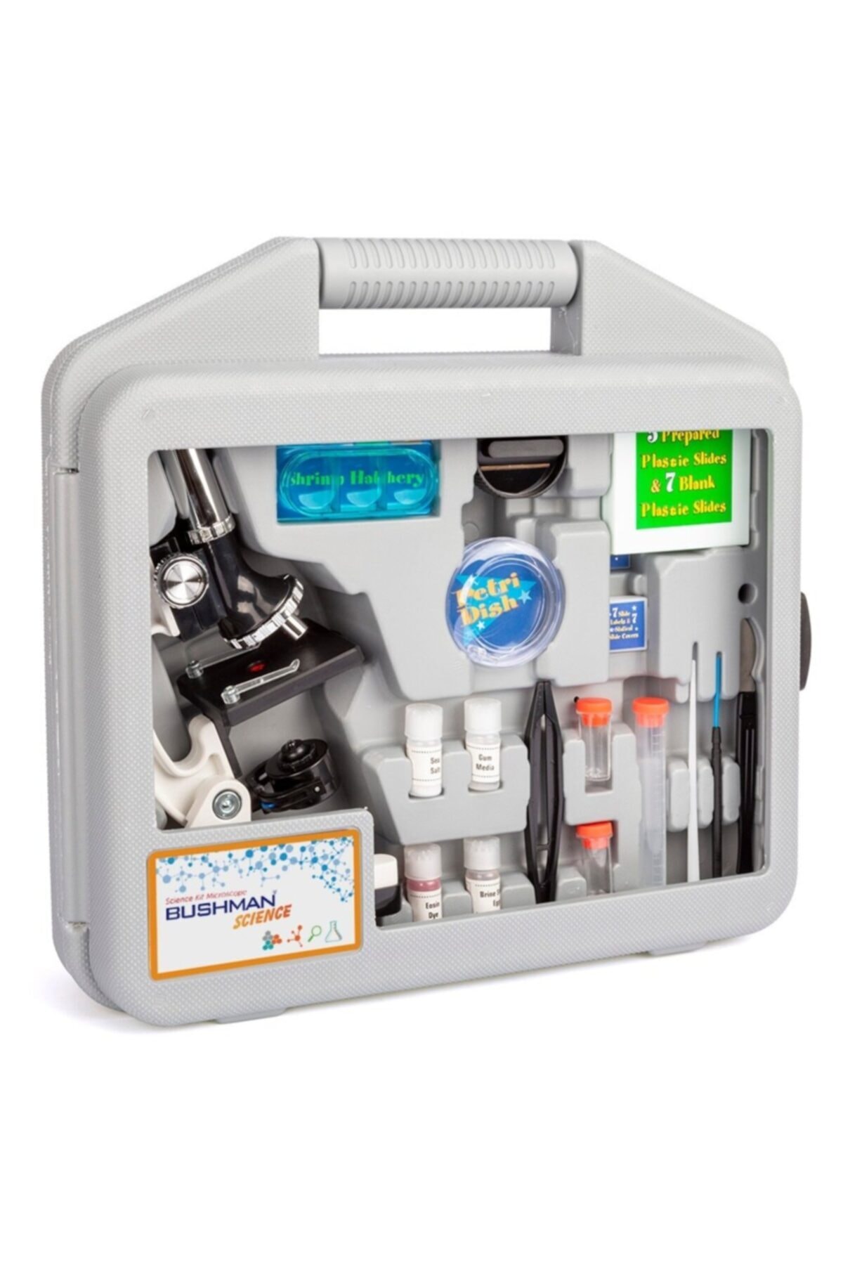 Bushman Junior Science 1200x Taşıma Çantalı Beyaz Mikroskop