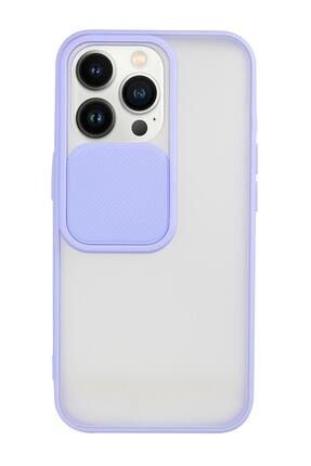 Iphone 13 Pro Uyumlu Kamera Koruma Slider Kapaklı Telefon Kılıfı MCKKIPH13PROSDE