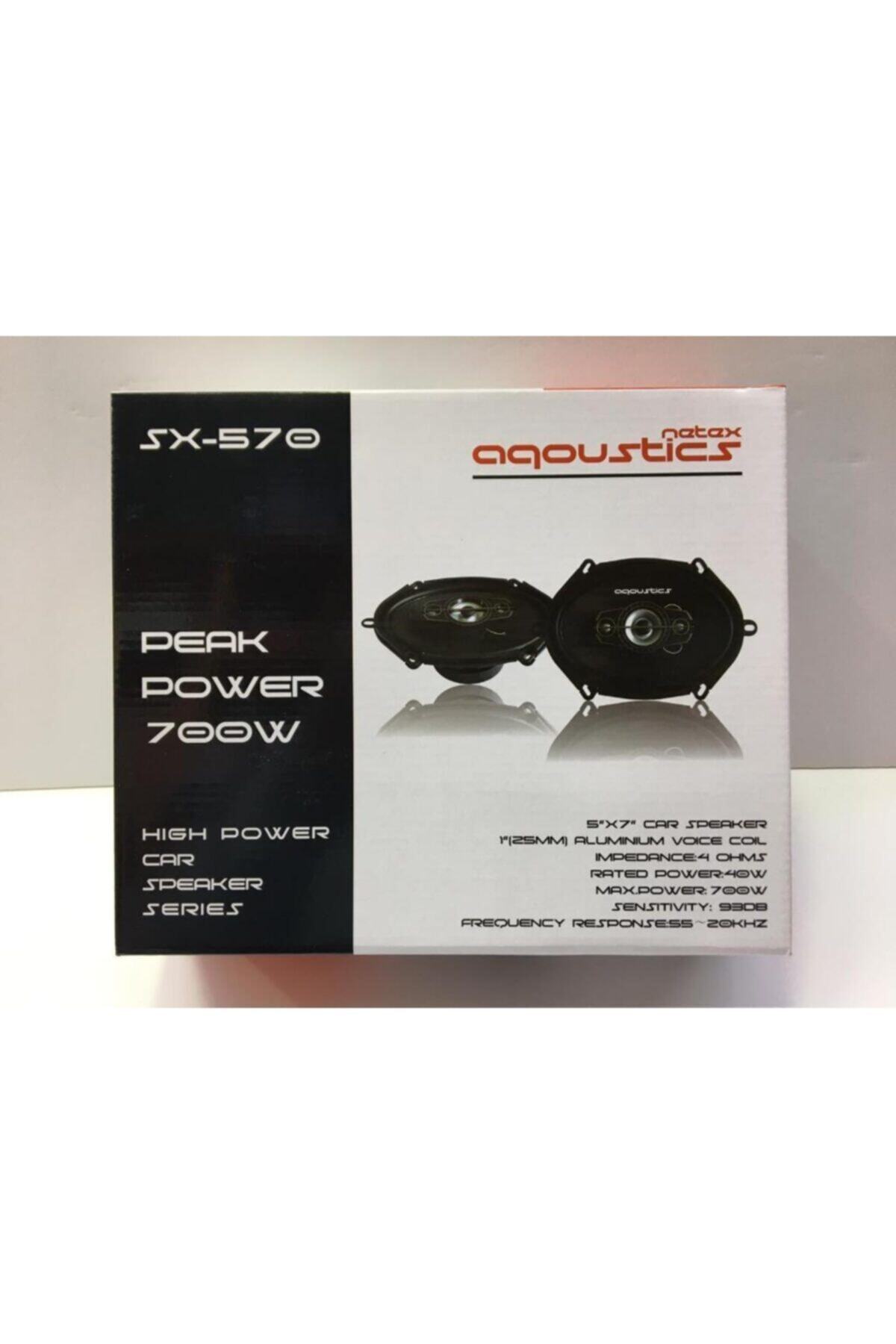 Genel Markalar Aqoustics Sx-570 5 X 7 Oval Hoparlör Tweeterli 700