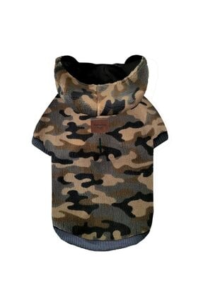 Camouflage Köpek Kıyafeti Kapüşonlu Sweatshirt LY266-000