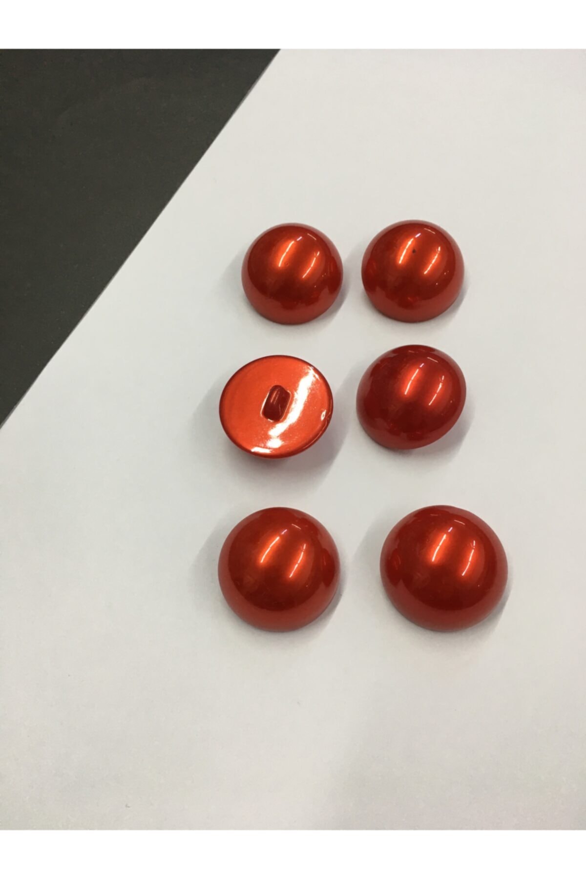 Pearl Button Jacket Coat And Cardigan Button Set of 6 Red