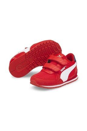 Çocuk Kırmızı Günlük Spor Ayakkabı 385512-04