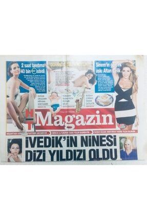Haber Türk Gazetesi Magazin Eki 9 Nisan 2009 - Recep Ivedik'in Ninesi Dizi Yıldızı Oldu Gz40622 GZ40622