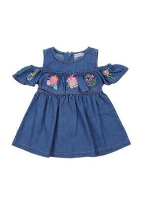 Kız Çocuk Mavi Elbise 91M2BZT34