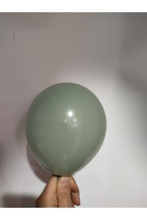 5inç 12.5cm Minik Küf Yeşili Balon 10 Adet 1231232322