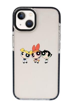 Iphone 13 Powerpuff Girls Candy Bumper Darbe Emci Silikonlu Telefon Kılıfı MCCNDY13TSRM241