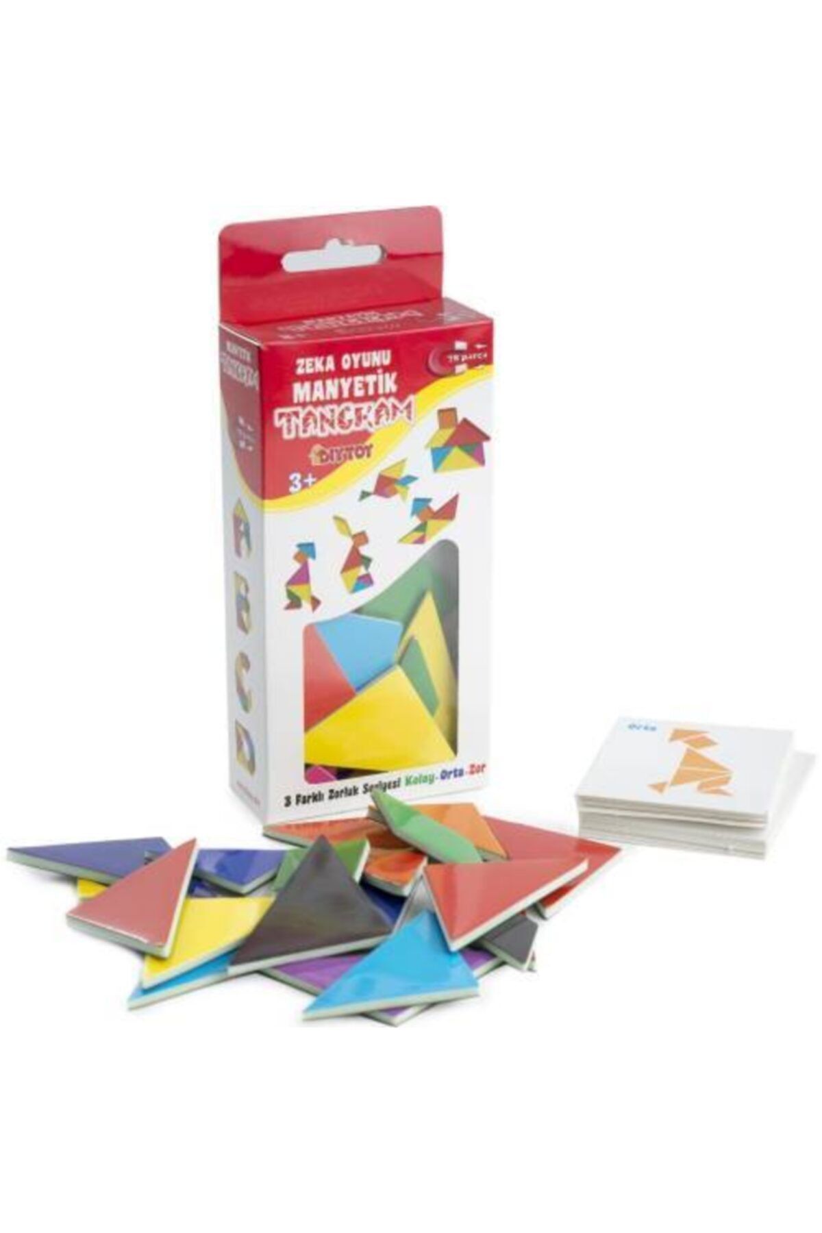 Mashotrend-Magnetic Tangram - Tangram That Sticks to the Fridge - Magnetic Tangram Set 1
