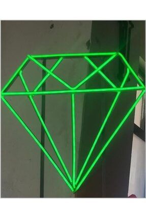 Dekoratif Neon Diamond Elmaz Figürü Soft Neon ELMSR1