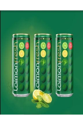 Nane Limon 330 Ml %100 Doğal Bileşenli Alkolsüz Gazlı Içecek X3 Adet LMN34
