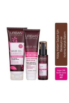 Care Argan Oil & Keratin Serisi 3'lü Set URBAN1100177