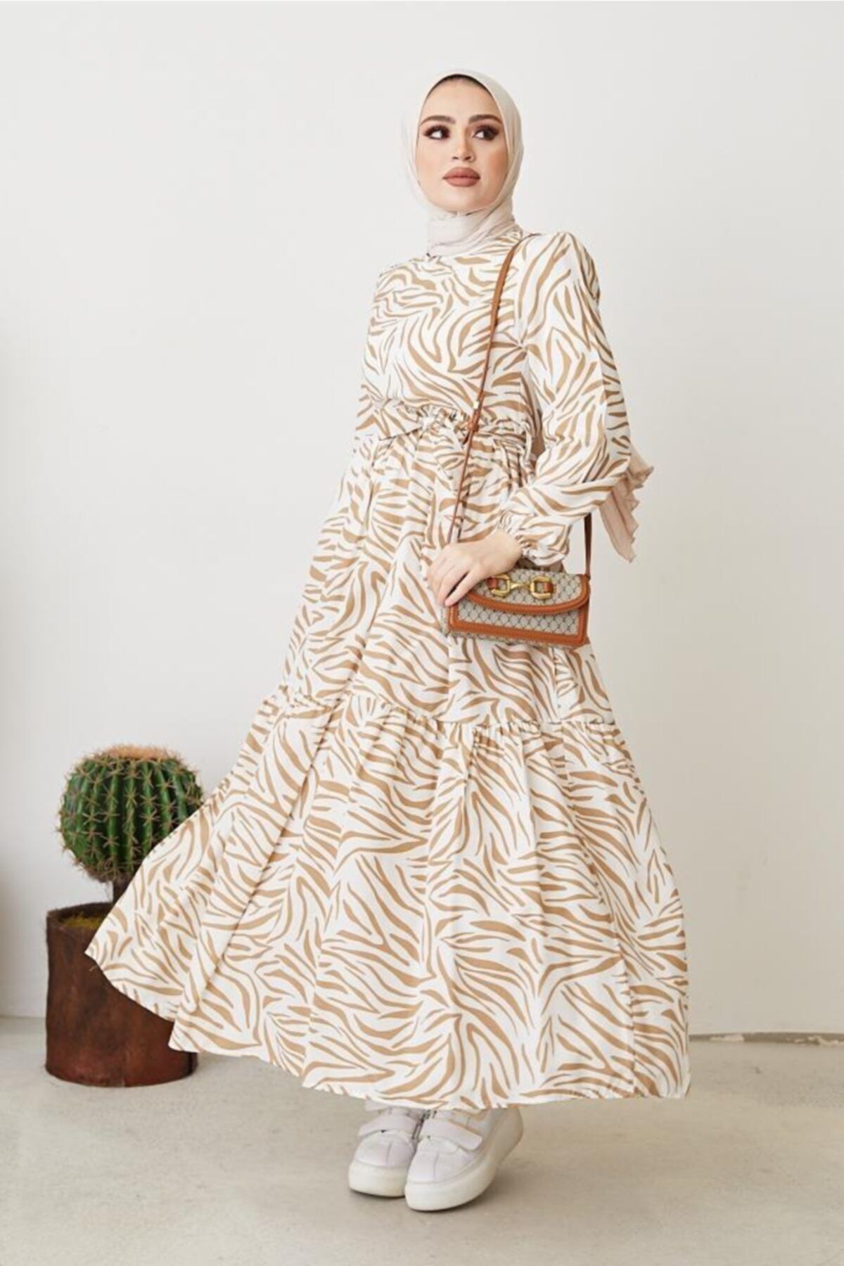 benguen-Kleid mit Zebramuster 5