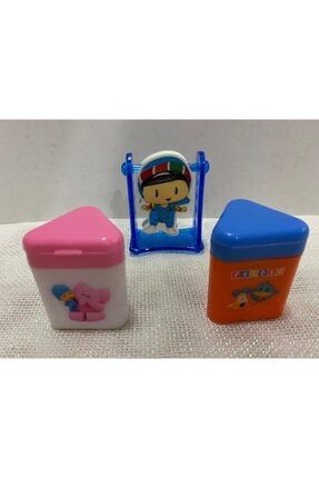 Pepe Silgi Pepe Kalemtraş Ve Pocoyo Kalemtraş 3lü Set KLMTR1031