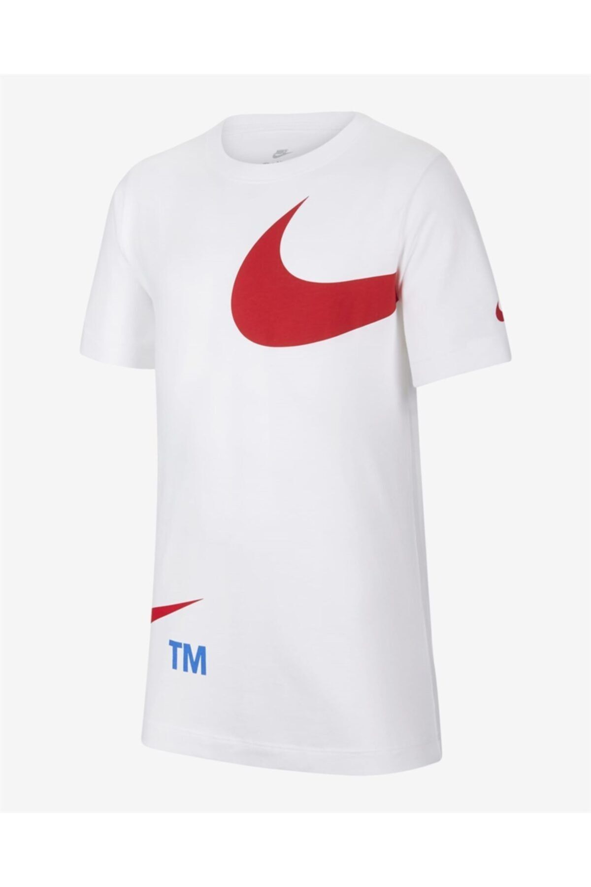 Nike B Nsw Tee Swoosh Pack Fa21 Kids White T-shirt - Dj6616-100 - Trendyol