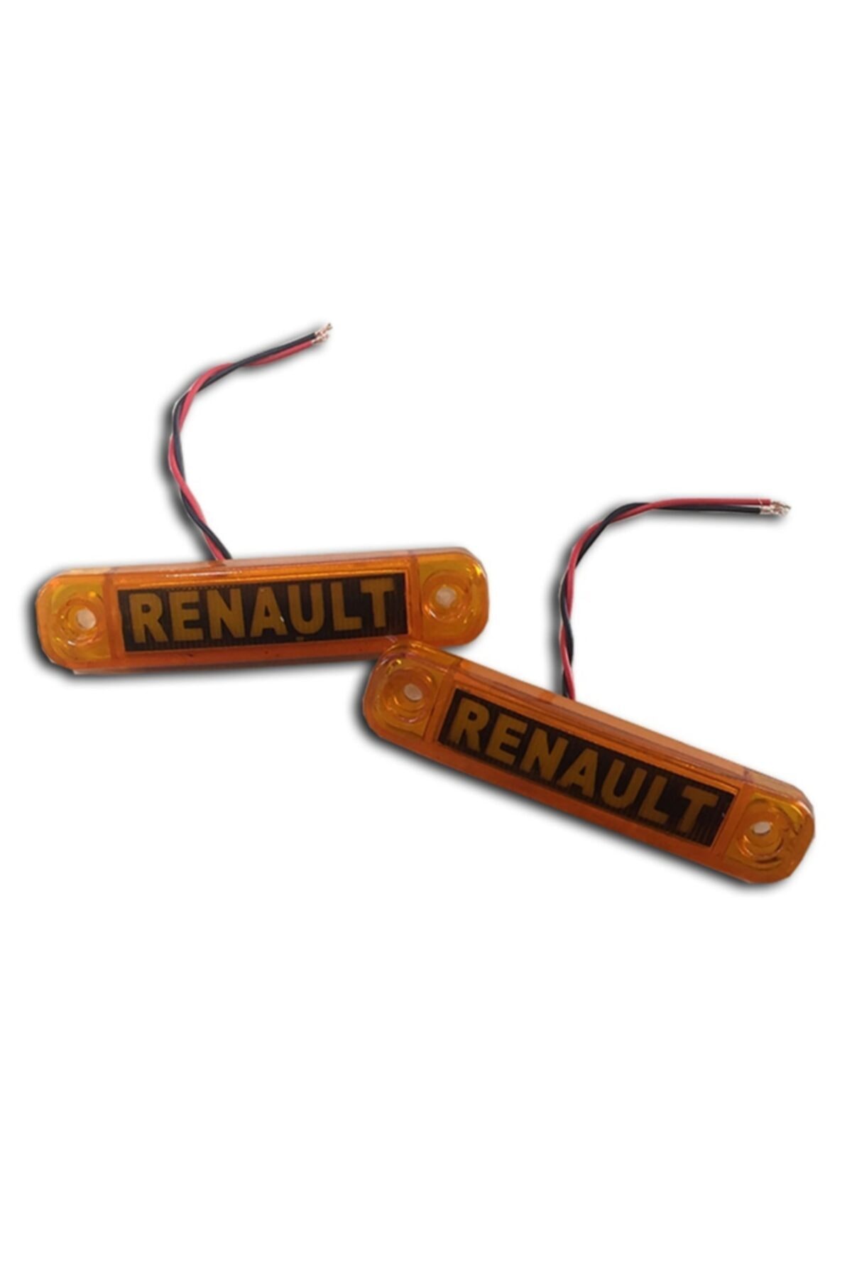 AHMET OTOMOTİV Marka Yazılı Parmak Led Renault Sarı 12v-24v