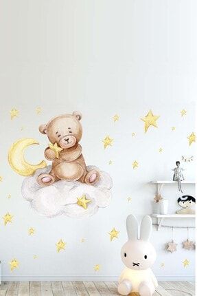 Minik Hayvanların Rüyası Çocuk Ve Bebek Odası Duvar Sticker Seti KTSEAB017180