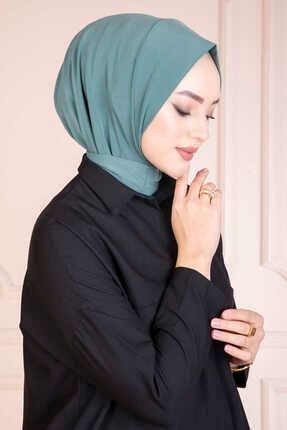 Kadın Çıtçıtlı Tesettür Hijab Mint 1664F1B
