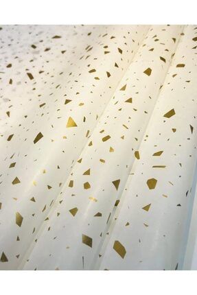 10 Adet Kırık Cam Parçaları Desenli 30gr Beyaz Pelur Kağıt KCPD30GRGRBSK10