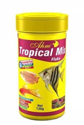 Tropical Mix Flake Etçil Hızlı Büyüten Balık Yemi 130 gr AHM-154