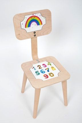 Ahşap Abc Çocuk Sandalyesi ART0078-260