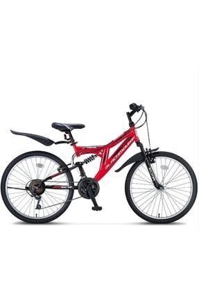 2629 26 Blackmount V Fren 21 Vites Sunrun Bisiklet (siyah Kırmızı) 202000317