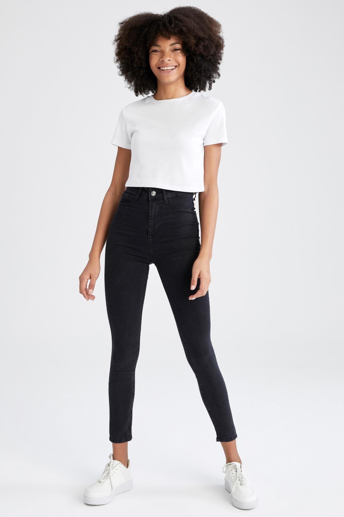 Super Skinny Fit Yüksek Bel Jean Pantolon