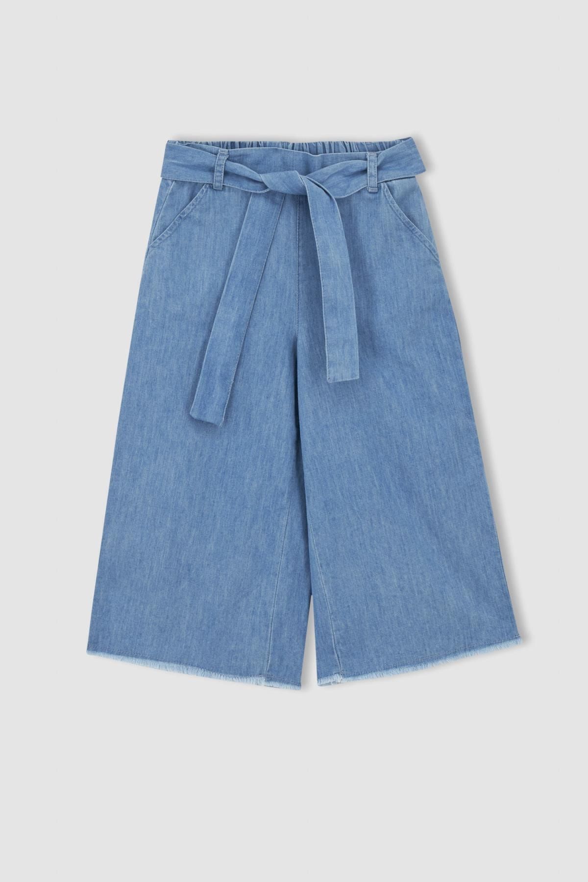 Denim culottes deals h&m