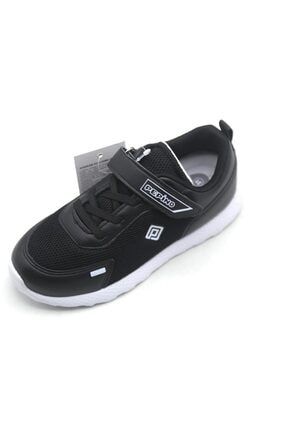 Siyah - 1216 Unisex Çocuk Günlük Spor Ayakkabı