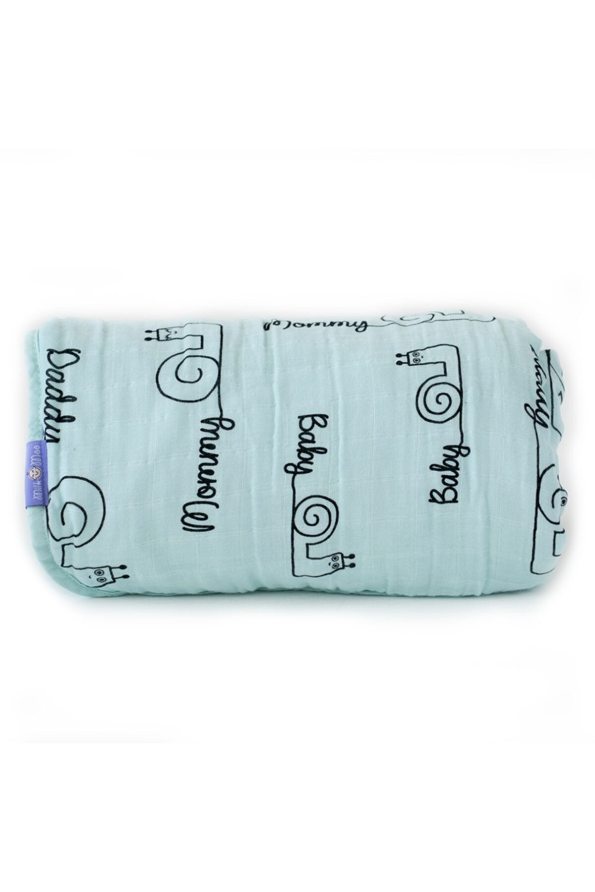 Milk & Moo-Milk&moo Sangaloz musselin Flauschige Babydecke, 90x110 Cm, Made In Türkiye 5