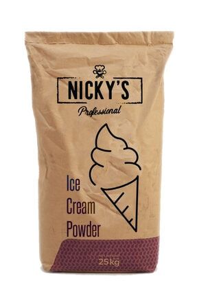 Nicky's Profsseional Süt Bazlı Vaniyalı Dondurma Tozu 25 Kg NICKYSSÜT25KG