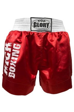 Unisex Kırmızı Kick Boks Şortu 6603