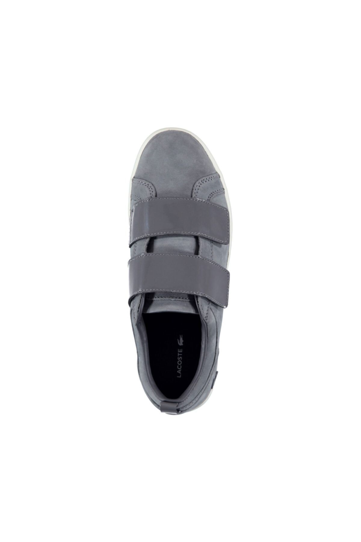 Lacoste-حذاء رياضي نسائي باللون الرمادي 3