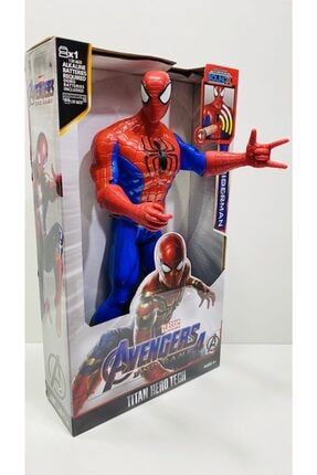 Spiderman Örümcek Adam 30 cm Işıklı Sesli Oyuncak Kahraman Figür P2378S2425