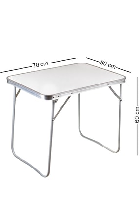 Hastunc Beyaz Katlanir Aluminyum Kamp Masasi Trendyol