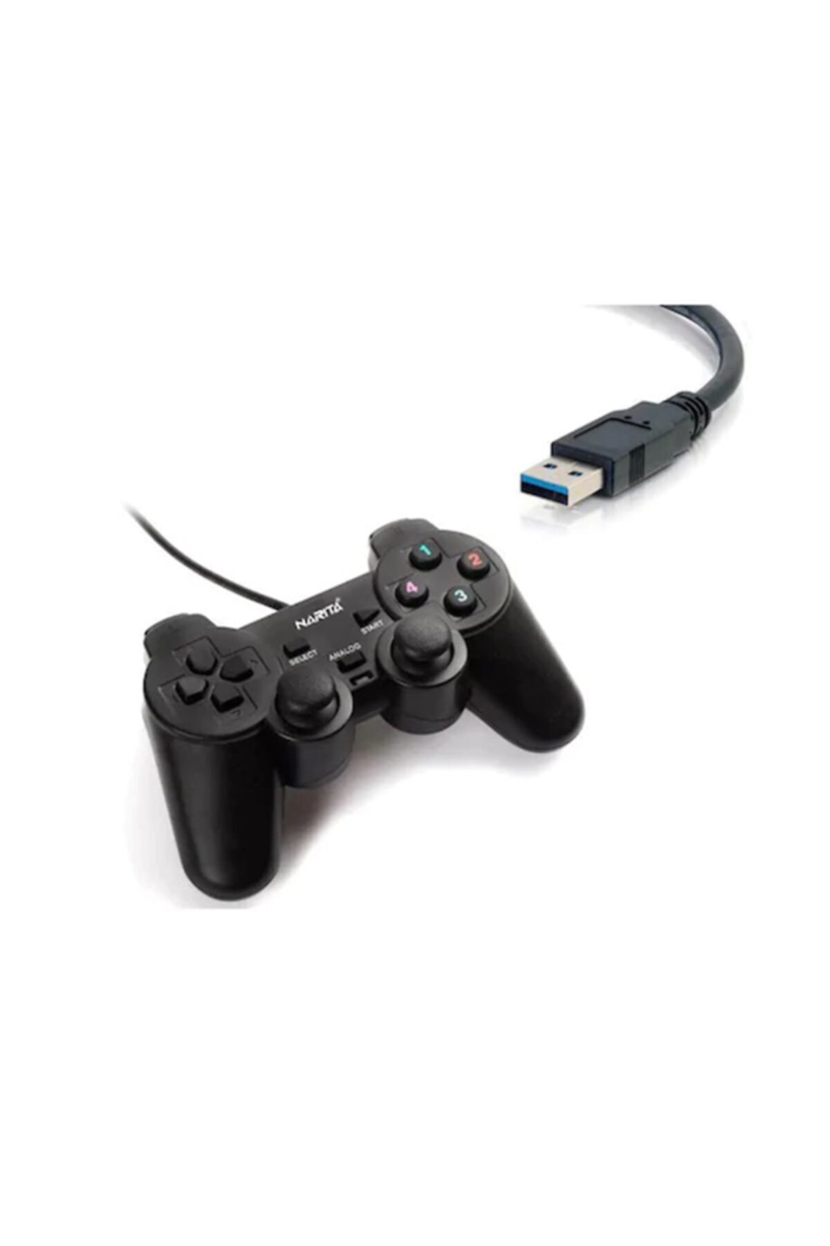 Nrt-333 Usb Game Pad Joystıck Çift Titreşimli Oyun Kolu Analog