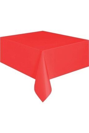 Masa Örtüsü Kırmızı Plastik 120x180 Cm 1097