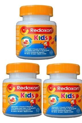 Kids C Vitamini D Vitamini Ve Çinko Içeren Çiğnenebilir Tablet 60 Adet 3'lü Paket 8699546080045